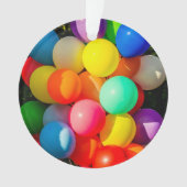 Farbige Spielzeugballoons Ornament (Vorderseite)