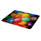 Farbige Spielzeugballoons Schneidebrett (Ecke)