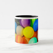 Farbige Spielzeugballoons Zweifarbige Tasse (Mittel)