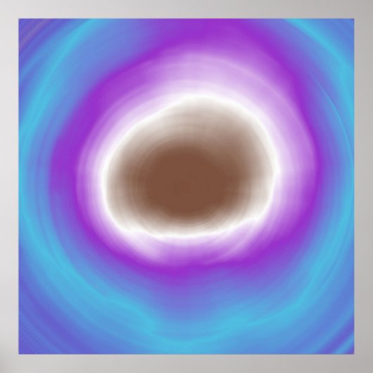 Farbige Spirale abstrakte Acrylmalerei Poster (Vorne)