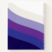 Farbige Spiralnotizbuch Notizblock (Rückseite)