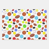 Farbige Sporthallen Random-Muster Geschenkpapier Set (Vorderseite 2)