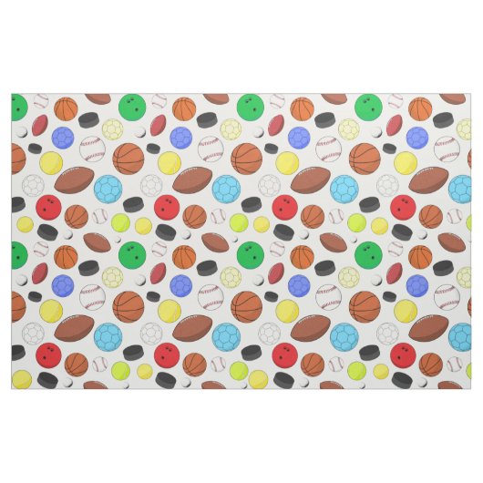 Farbige Sporthallen Random-Muster Stoff (Fat Quarter (45,7 x 55,9 cm))