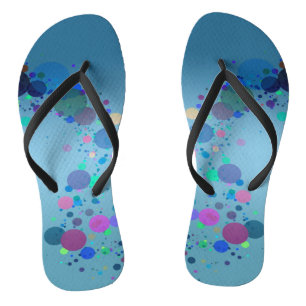 Farbige Spots Badesandalen