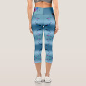Farbige Spots Capri Leggings (Rückseite)