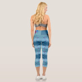 Farbige Spots Capri Leggings (Rückseite)