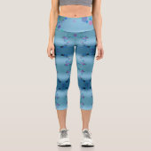Farbige Spots Capri Leggings (Vorderseite)