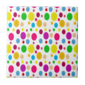 Farbige Spots Fliese (Vorderseite)