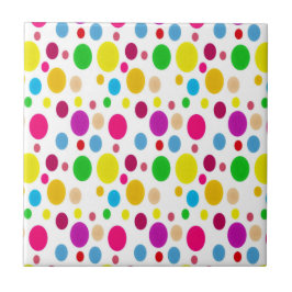 Farbige Spots Fliese