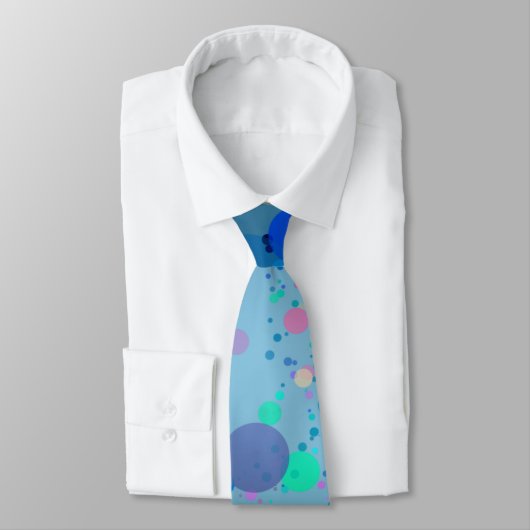 Farbige Spots Krawatte (Gebunden)