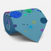 Farbige Spots Krawatte (Gerollt)