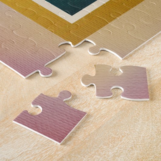 Farbige Springbrasse mit Blume Puzzle (Seite)