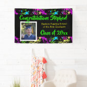 Farbige Spritzer Art Foto Abschluss Banner Signatu (Insitu)