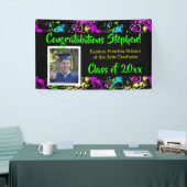 Farbige Spritzer Art Foto Abschluss Banner Signatu (Messeveranstaltung)