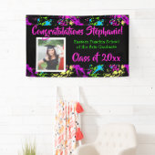 Farbige Spritzer Art Foto Abschluss Banner Signatu (Insitu)