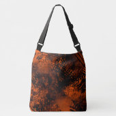 Farbige Spritzer Hatching Effect Orange & Black Tragetaschen Mit Langen Trägern (Vorderseite)