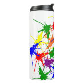 farbige Spritzer Thermosbecher (Nach links gedreht)