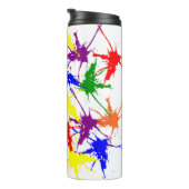 farbige Spritzer Thermosbecher (Nach rechts gedreht)