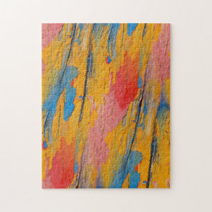 Farbige Spritzmalerei Puzzle