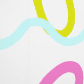 Farbige Squiggly Lines-Tapete Tapete (Naht)