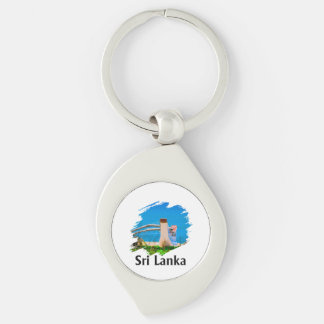 Farbige Sri Lankische Schlüsselanhänger
