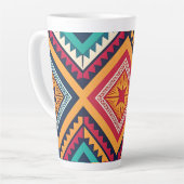 Farbige Stammesmuster Milchtasse (Linke Ecke)