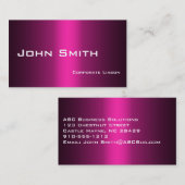 Farbige Standard-Visitenkarten Visitenkarte (Vorne/Hinten)