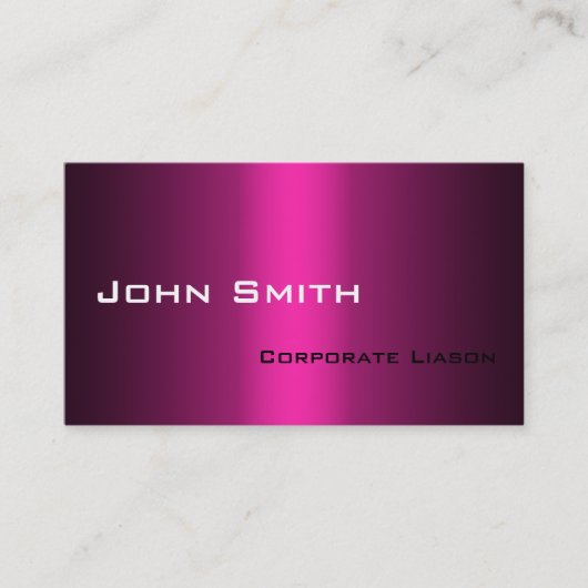 Farbige Standard-Visitenkarten Visitenkarte (Vorderseite)