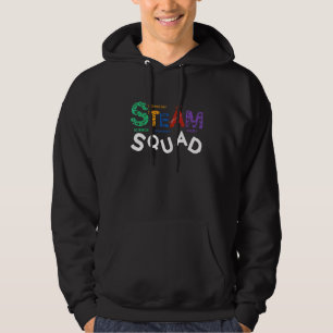 Farbige STEAM-Lehrer-Truppe Schüler-Truppe Zurück  Hoodie