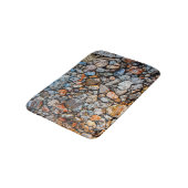 Farbige Steine Bath Mat Badematte (Schrägansicht)