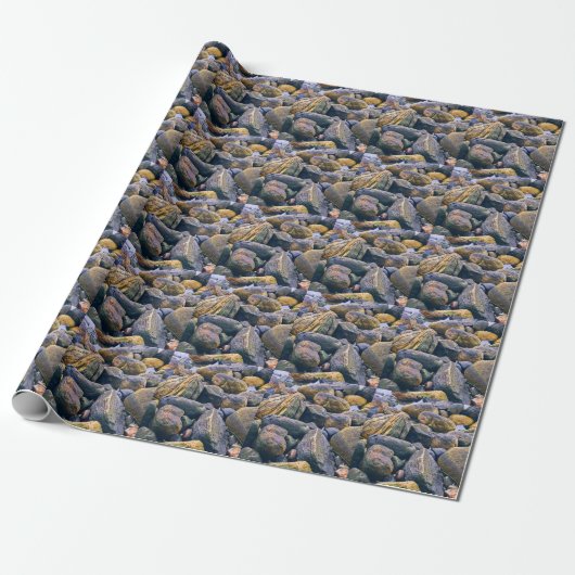 Farbige Steine Geschenkpapier (Ungerollt)