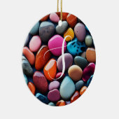 Farbige Steine Keramik Ornament (Rechts)