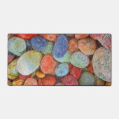 Farbige Steine, Kies, Steine und Wasser Schreibtischunterlage (Vorderseite)