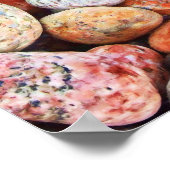 Farbige Steine - River Rocks Painting Poster (Ecke)