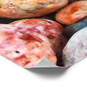 Farbige Steine - River Rocks Painting Poster (Ecke)