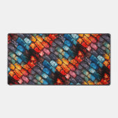 Farbige Steine Schreibtischunterlage (Vorderseite)