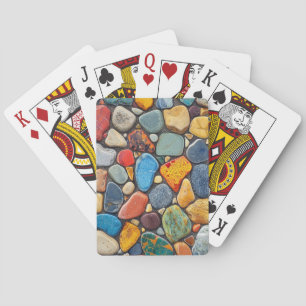 Farbige Steine Spielkarten