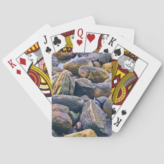 Farbige Steine Spielkarten (Rückseite)