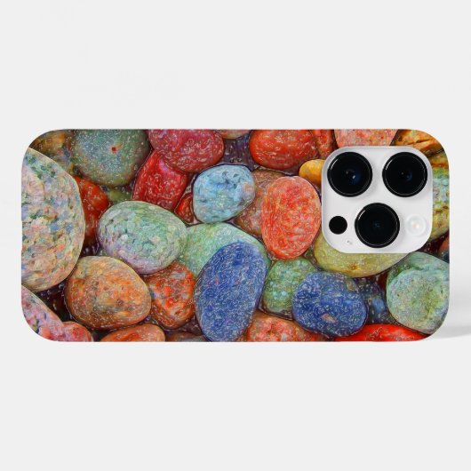 Farbige Steine, Steine, Felsen iPhone/iPad Gehäuse Case-Mate iPhone Hülle (Rückseite (Horizontal))