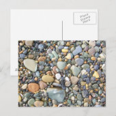 Farbige Steine und Felsen Postkarte (Vorne/Hinten)