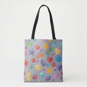 „Farbige Stern-Schultertasche aus Süßigkeiten“ Tasche