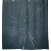 Farbige Sterne Duschvorhang (Vorderseite)