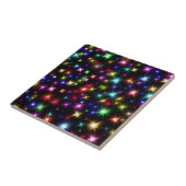 Farbige Sterne Feuerwerke Design-27317 Fliese (Seite)