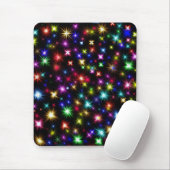 Farbige Sterne Feuerwerke Design-27317 Mousepad (Mit Mouse)