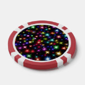 Farbige Sterne Feuerwerke Design-27317 Pokerchips (Einzeln)