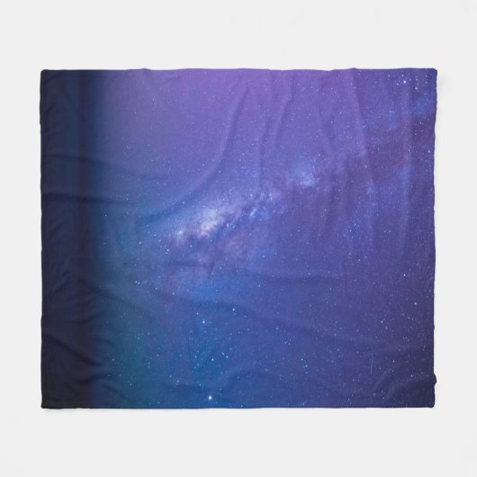 Farbige Sterne Fleecedecke (Vorderseite (Horizontal))