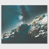 Farbige Sterne Geschenkpapier (Flach)