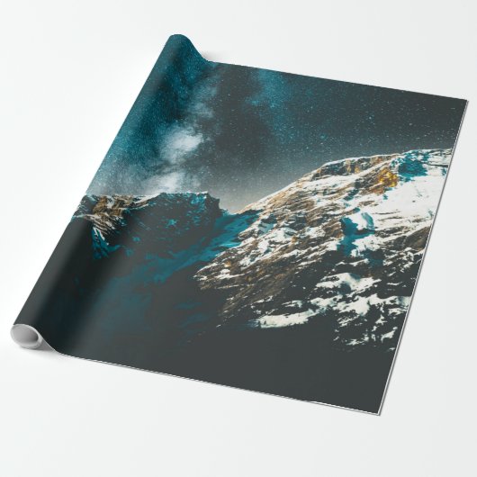 Farbige Sterne Geschenkpapier (Ungerollt)