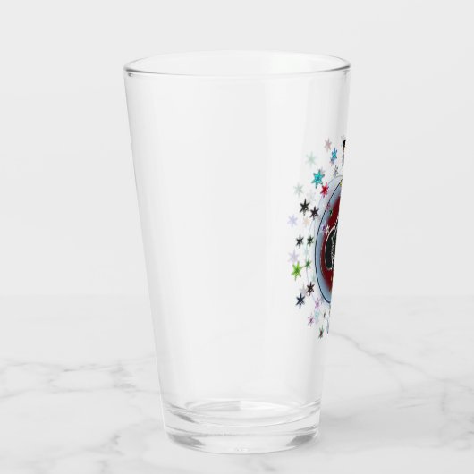 Farbige Sterne Glas (Rechts)