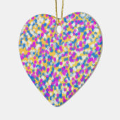 farbige Sterne Keramikornament (Links)